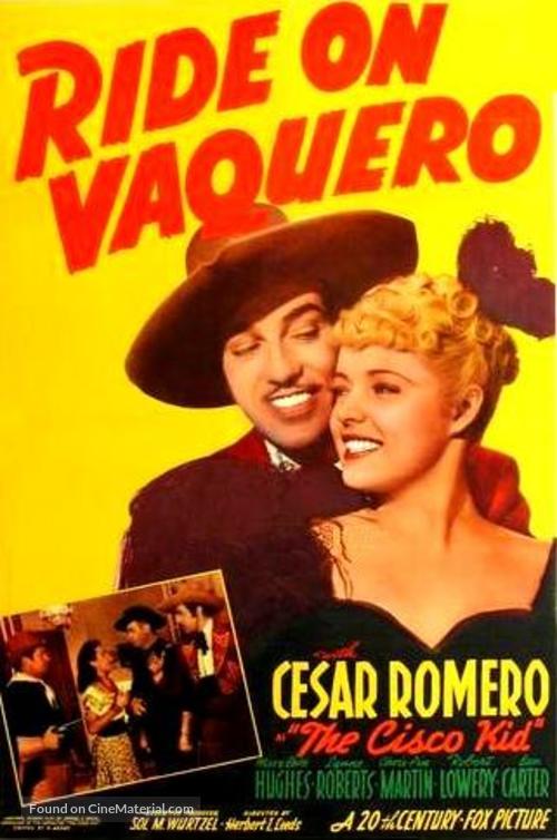 Ride on Vaquero - Movie Poster