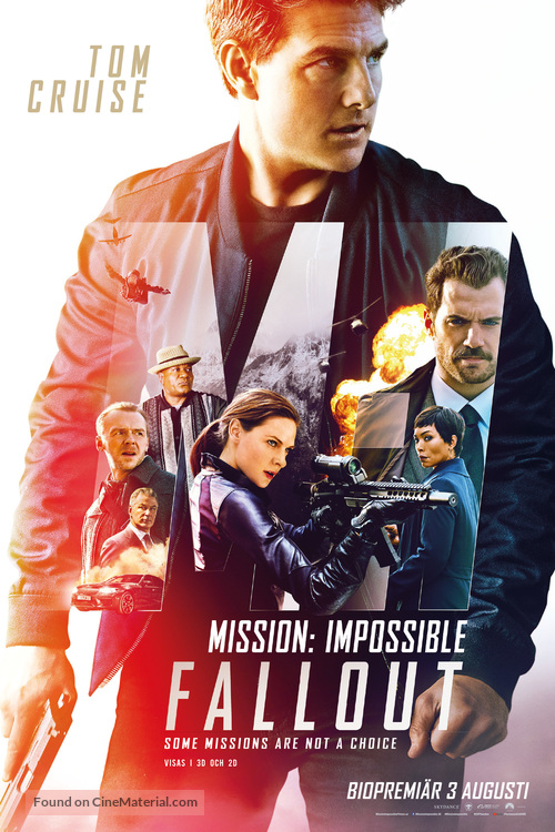 Mission: Impossible - Fallout - Swedish Movie Poster