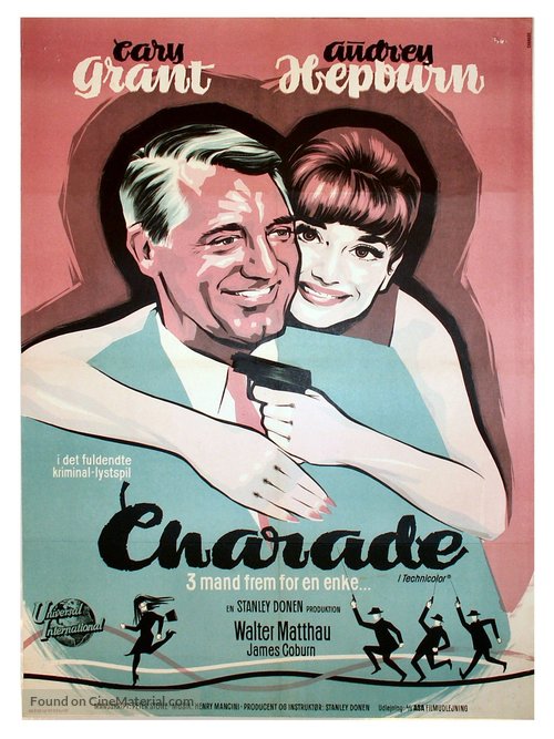 Charade - Danish Movie Poster
