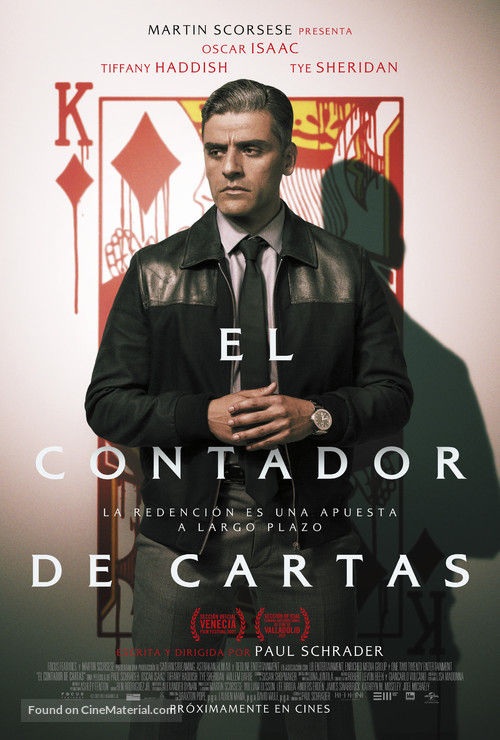 The Card Counter - Spanish Movie Poster