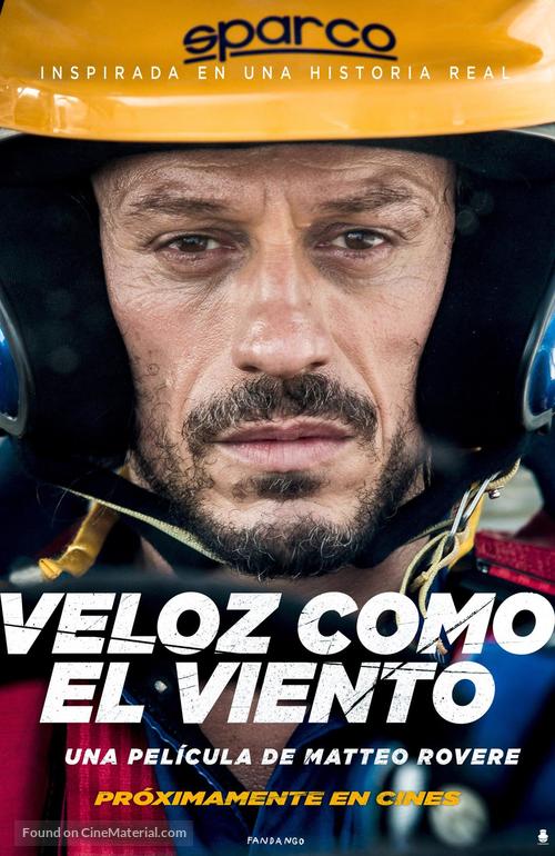 Veloce come il vento - Spanish Movie Poster