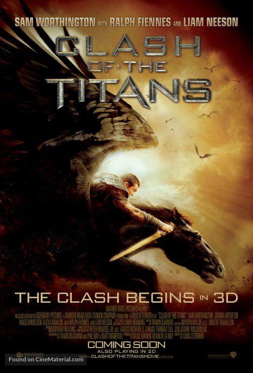 Clash of the Titans - British Movie Poster