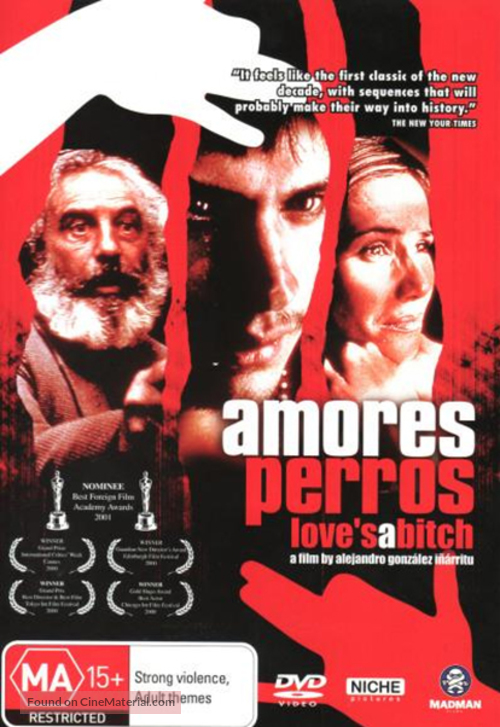Amores Perros - Australian Movie Cover