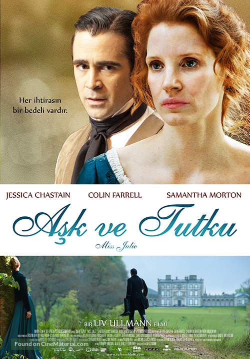 Miss Julie - Turkish Movie Poster