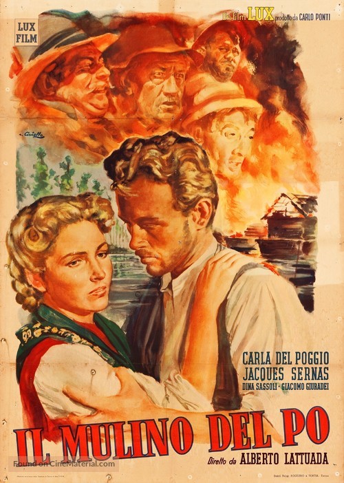 Il mulino del Po - Italian Movie Poster