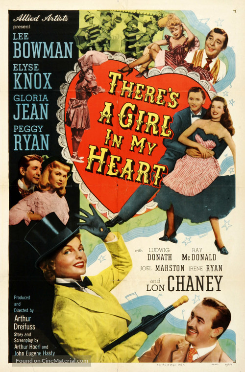 There&#039;s a Girl in My Heart - Movie Poster