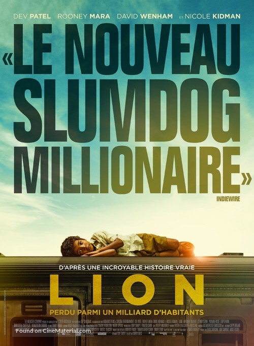 Lion - French Movie Poster