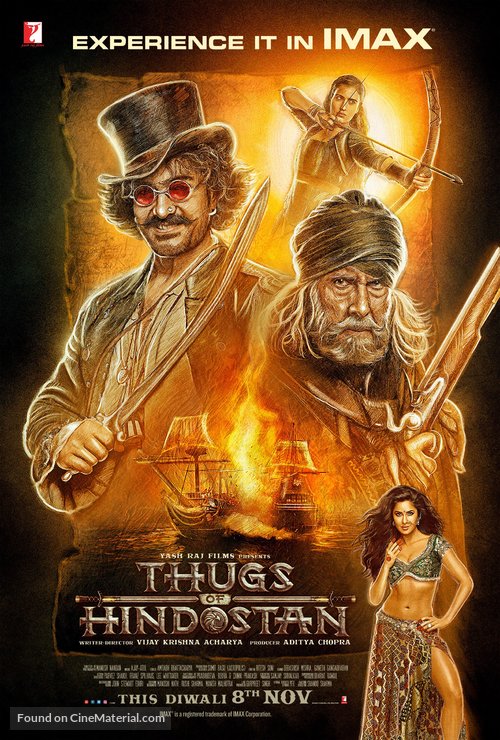 Thugs of Hindostan - Indian Movie Poster