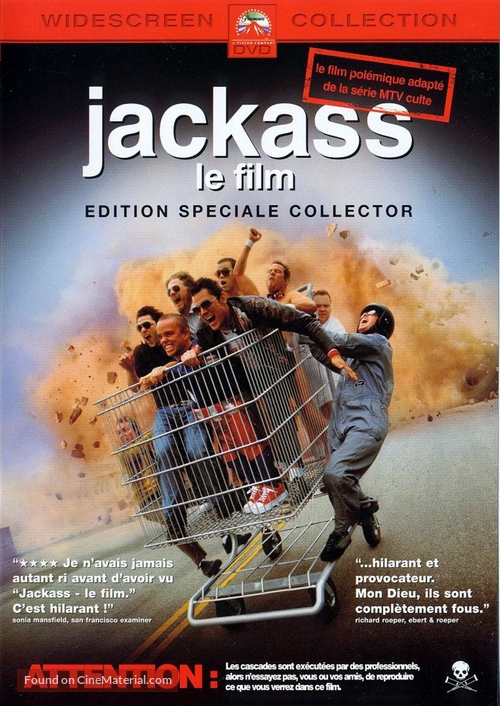Jackass: The Movie - French DVD movie cover