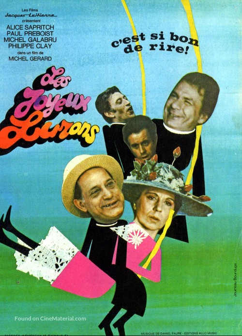 Les joyeux lurons - French Movie Poster