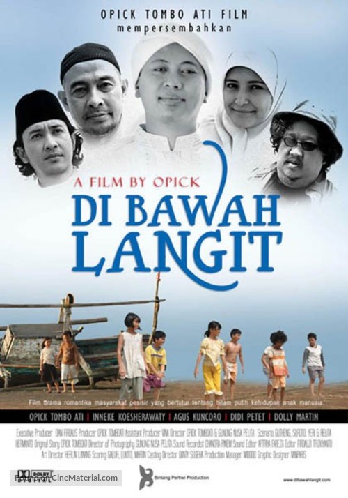 Di bawah langit - Indonesian Movie Poster