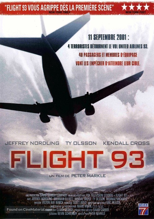 Flight 93 - French DVD movie cover