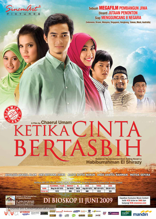 Ketika cinta bertasbih - Indonesian Movie Poster