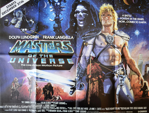 Masters Of The Universe - British Movie Poster