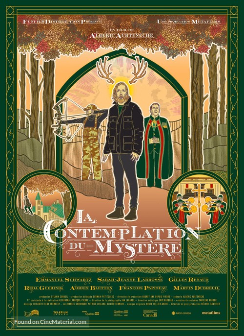 La contemplation du myst&egrave;re - Canadian Movie Poster