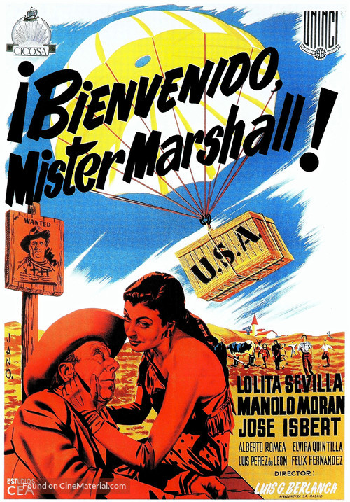 Bienvenido Mister Marshall - Spanish Movie Poster