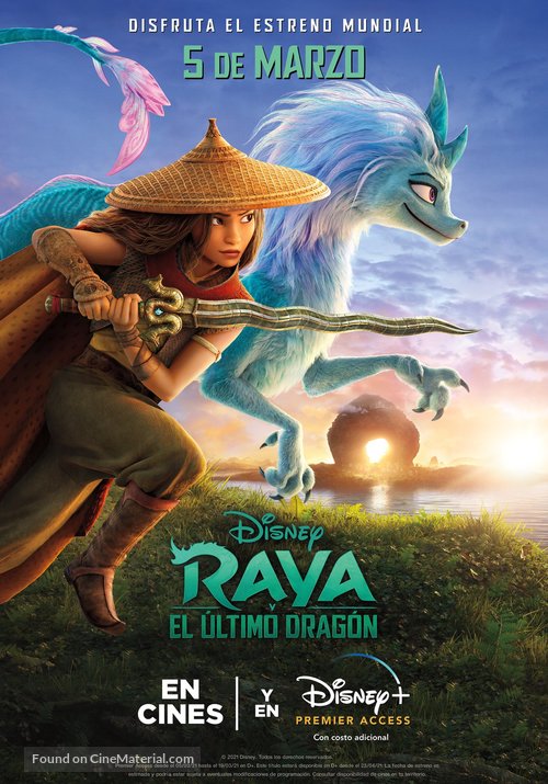 Raya and the Last Dragon - Spanish Movie Poster
