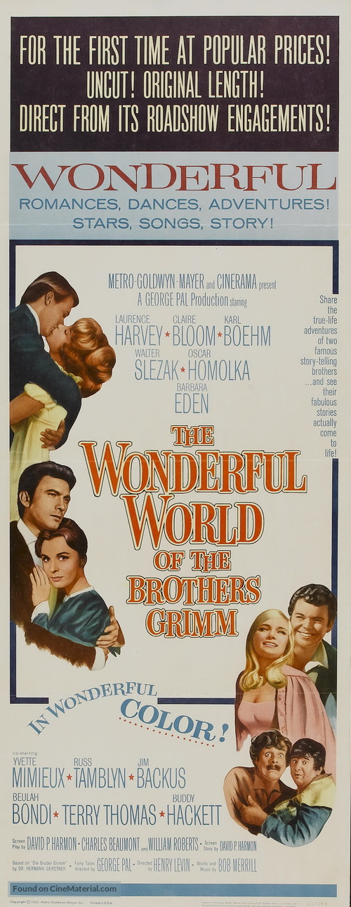 The Wonderful World of the Brothers Grimm - Movie Poster