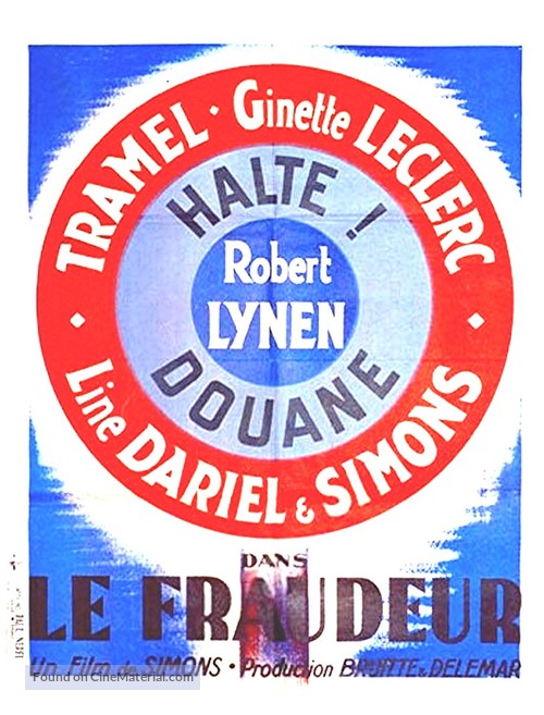 Le fraudeur - French Movie Poster