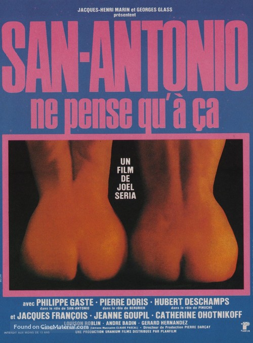 San-Antonio ne pense qu&#039;&agrave; &ccedil;a - French Movie Poster