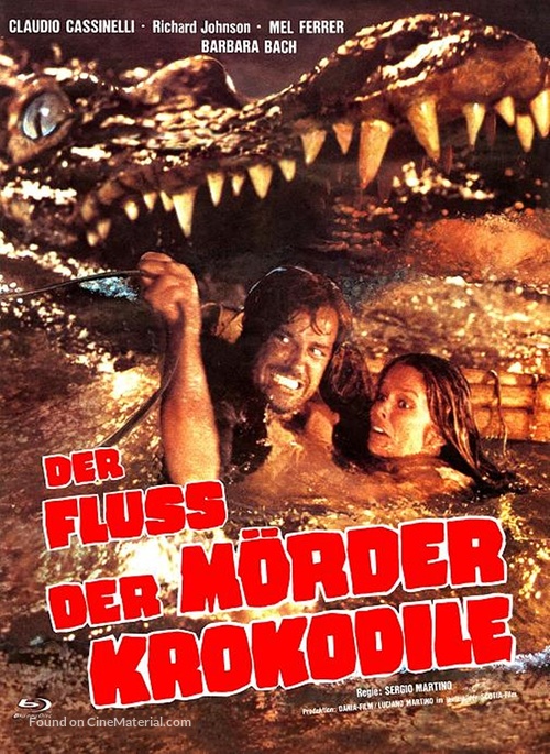 Il fiume del grande caimano - German Blu-Ray movie cover