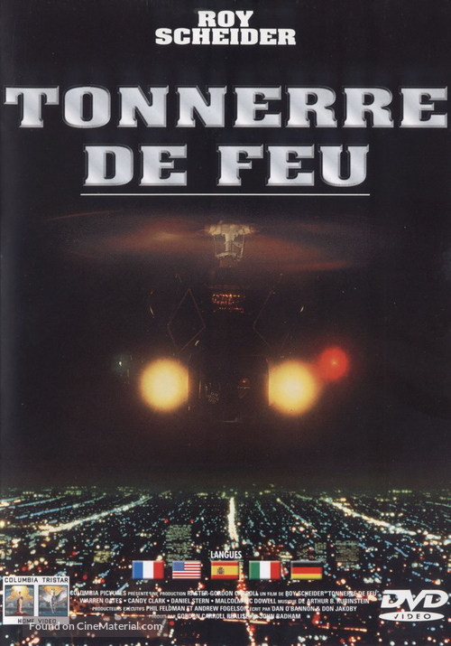 Blue Thunder - French DVD movie cover