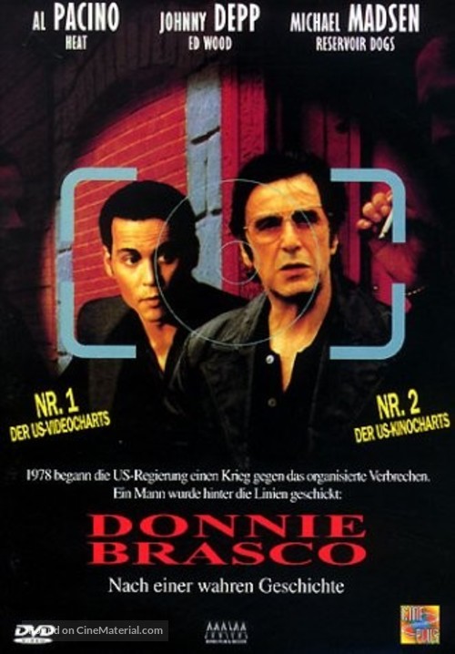 Donnie Brasco - German DVD movie cover