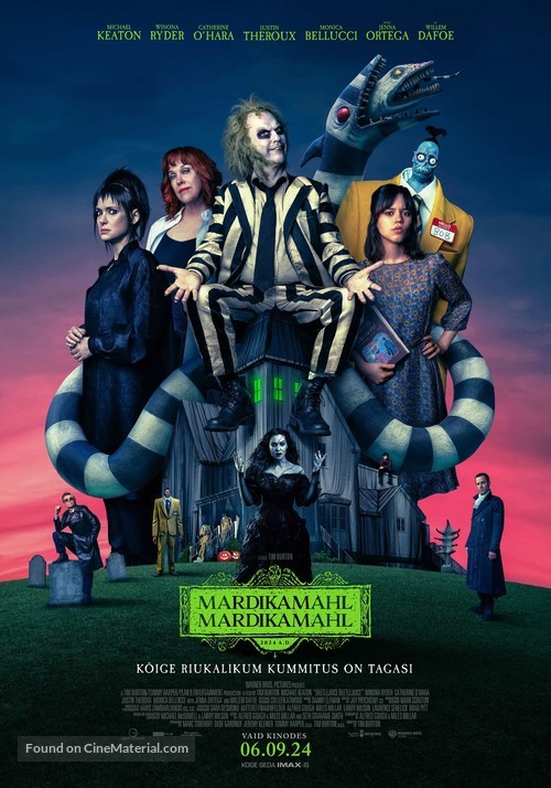 Beetlejuice Beetlejuice - Estonian Movie Poster