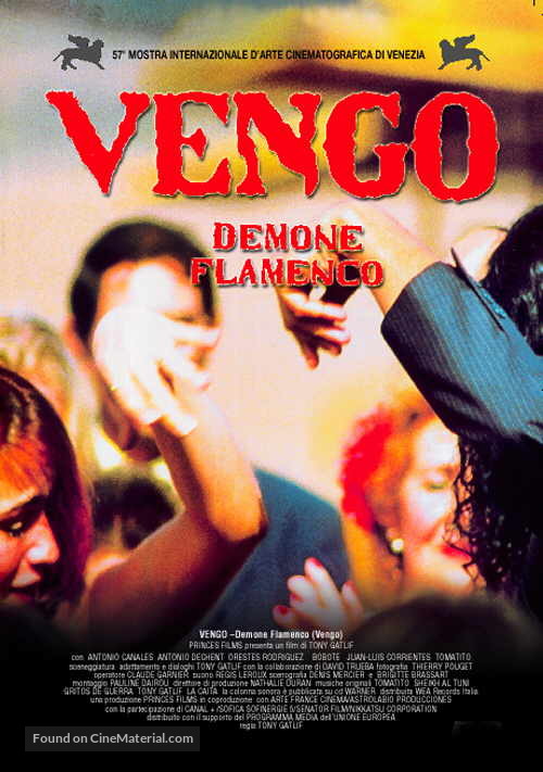 Vengo - Italian poster