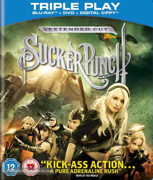 Sucker Punch - British Blu-Ray movie cover