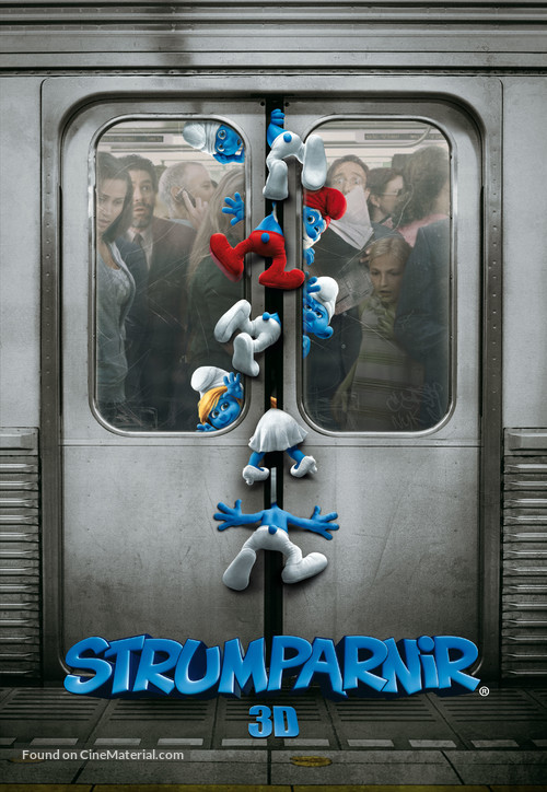 The Smurfs - Icelandic Movie Poster