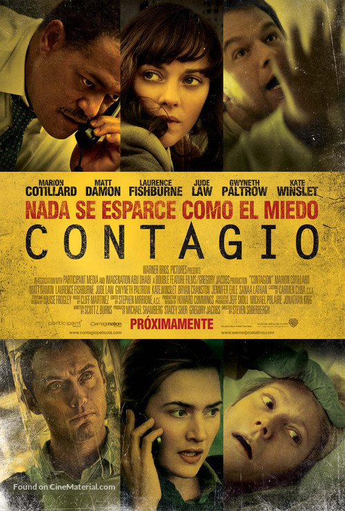 Contagion - Mexican Movie Poster