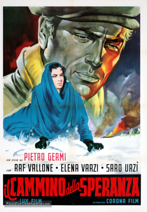 Cammino della speranza, Il - Italian Movie Poster