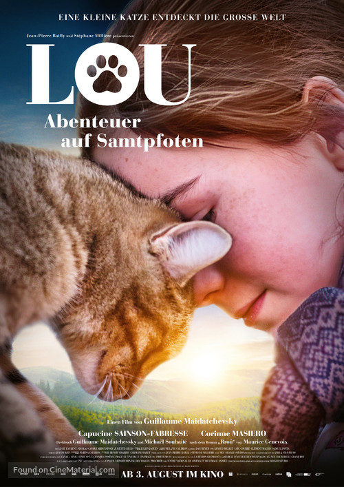 Mon chat et moi, la grande aventure de Rro&ucirc; - German Movie Poster