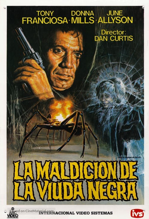 Curse of the Black Widow - Spanish Movie Cover