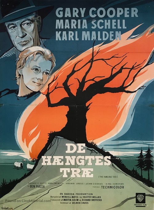The Hanging Tree - Danish Movie Poster
