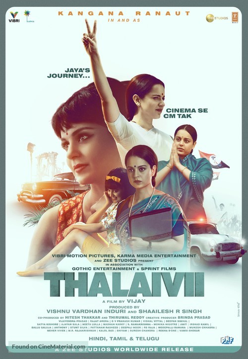 Thalaivi - Indian Movie Poster