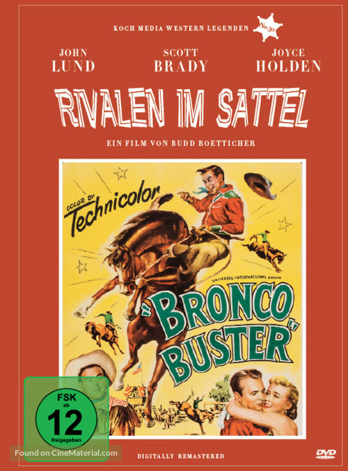 Bronco Buster - German DVD movie cover