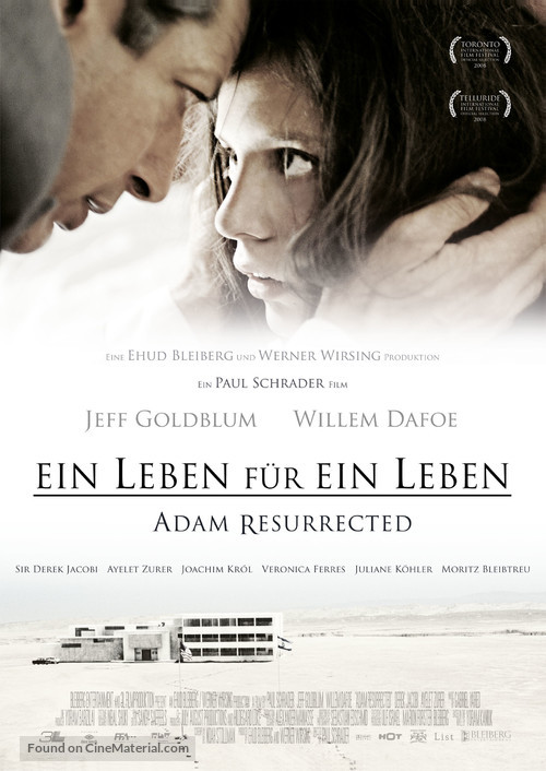 Adam Resurrected - German Movie Poster