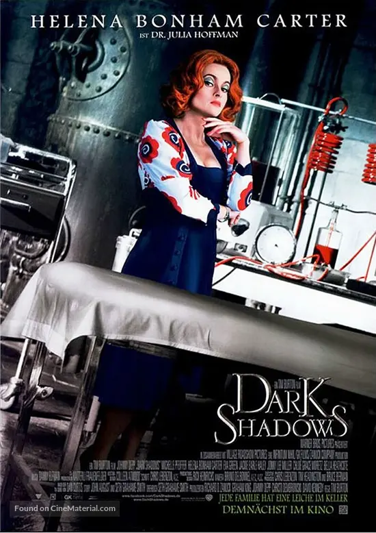 Dark Shadows - German Movie Poster