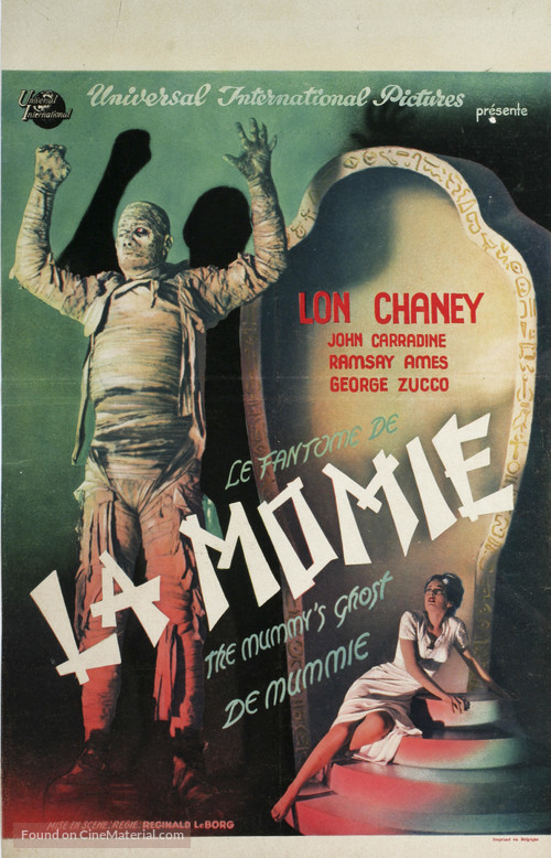 The Mummy&#039;s Ghost - Belgian Movie Poster