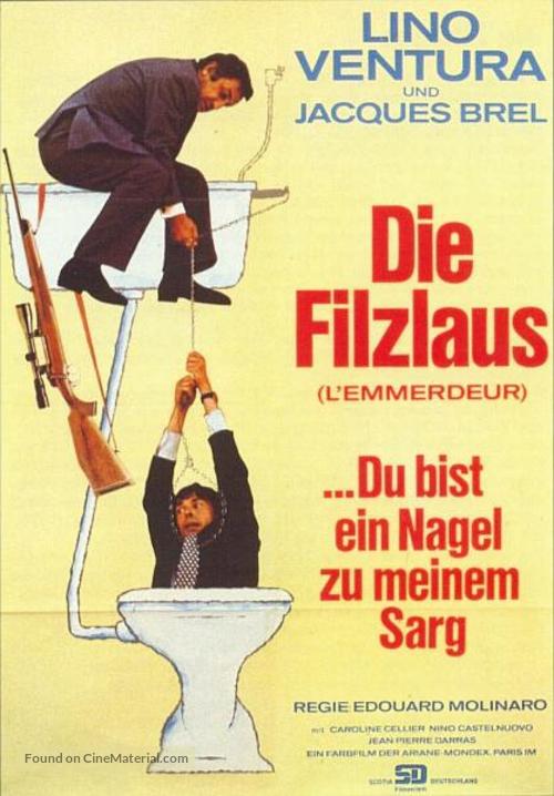 L&#039;emmerdeur - German Movie Poster