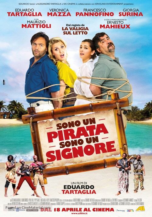 Sono un Pirata, Sono un Signore - Italian Movie Poster