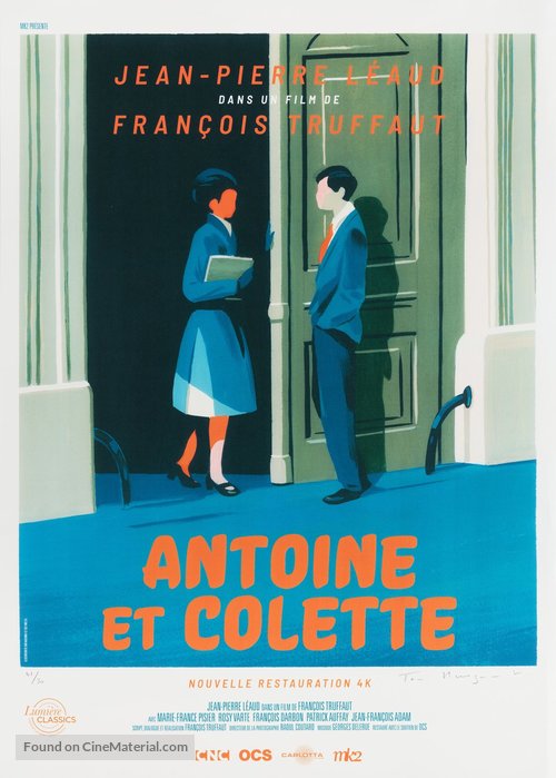 Antoine et Colette - French Movie Poster