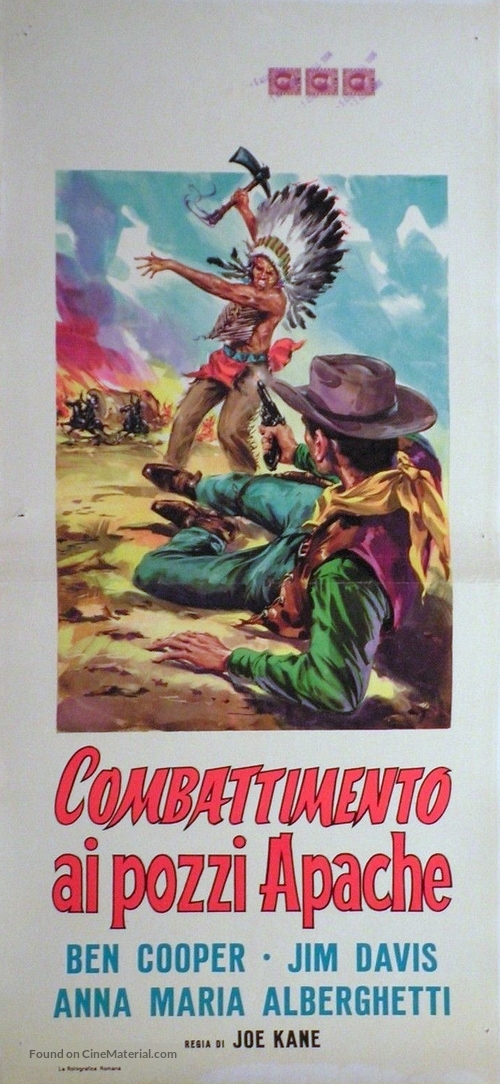 Duel at Apache Wells - Italian Movie Poster