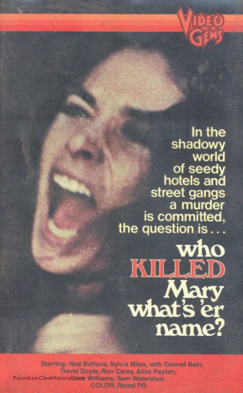 Who Killed Mary Whats&#039;ername? - British Movie Cover