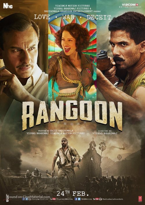 Rangoon - Indian Movie Poster