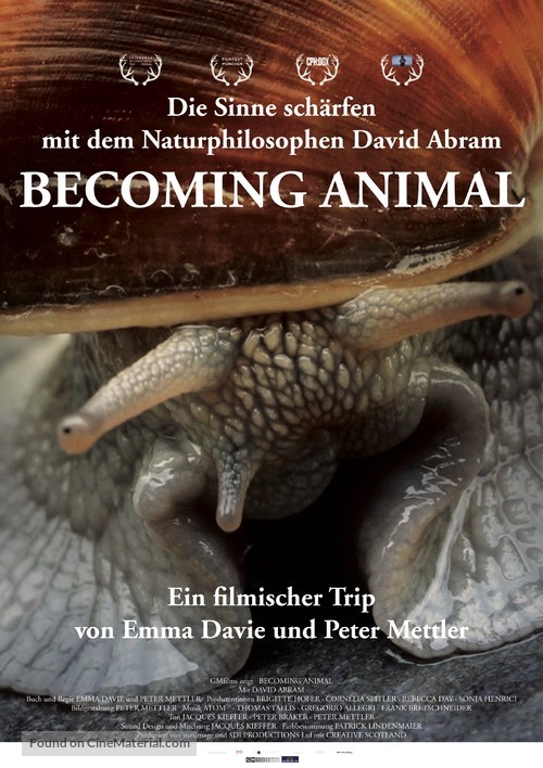 Becoming Animal - German Movie Poster