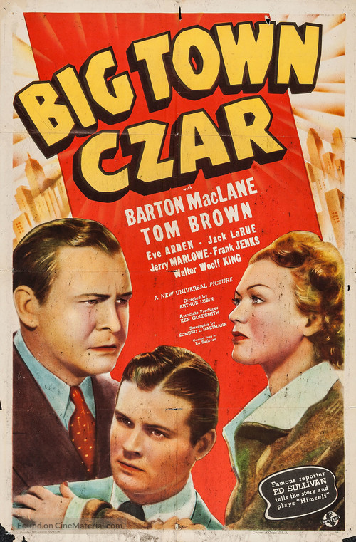 Big Town Czar - Movie Poster