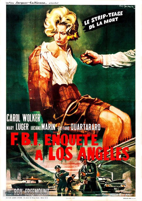 Intrigo a Los Angeles - French Movie Poster